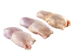 Kipbout met vel zonder bot